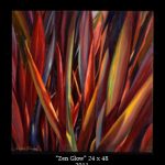 zen-glow-sophie frieda oil on canvas