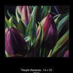 Purple Harmony Sophie Frieda oil on canvas