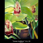 Green Goddess Sophie Frieda Oil on Canvas